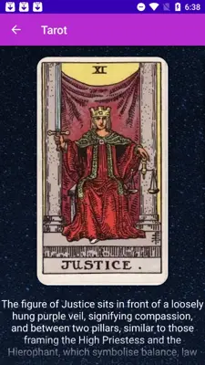 Tarot android App screenshot 4